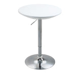 61cm Round Indoor Bar Table, Adjustable Height
