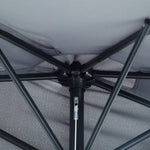 2.7m Half Round Parasol Balcony Shade