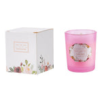 Lemon And Rose Soy Wax Scented Candle For Relaxation & Home Décor