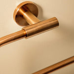 Towel Ring, Brushed Gold Pvd, Wall-mounted, Collection Architect S+