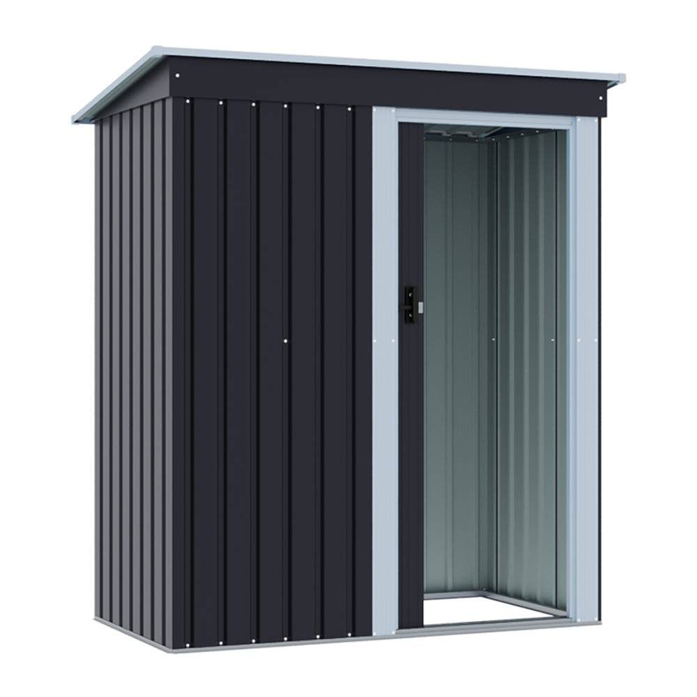 3 X 5ft Outdoor Metal Storage Shed With Lockable Door