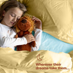 Livivo Lion Animal Style 2l Hot Water Bottle With Soft Removable Washable Cover
