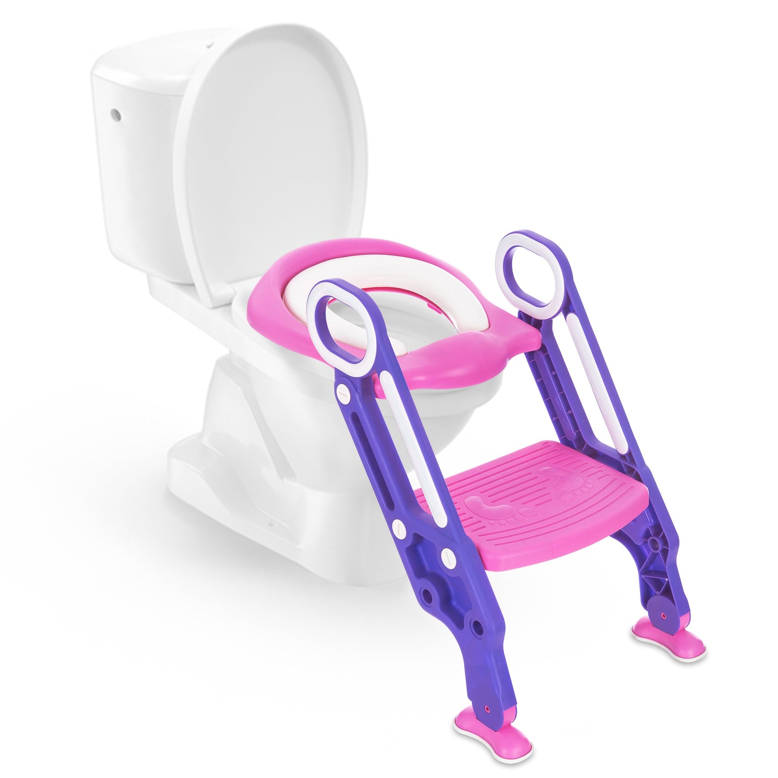 Foldable Padded Toddler Potty | Red