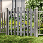 Rustic Wooden Garden Gate With Arched Top Weathered Gray Finish | Large | Grey