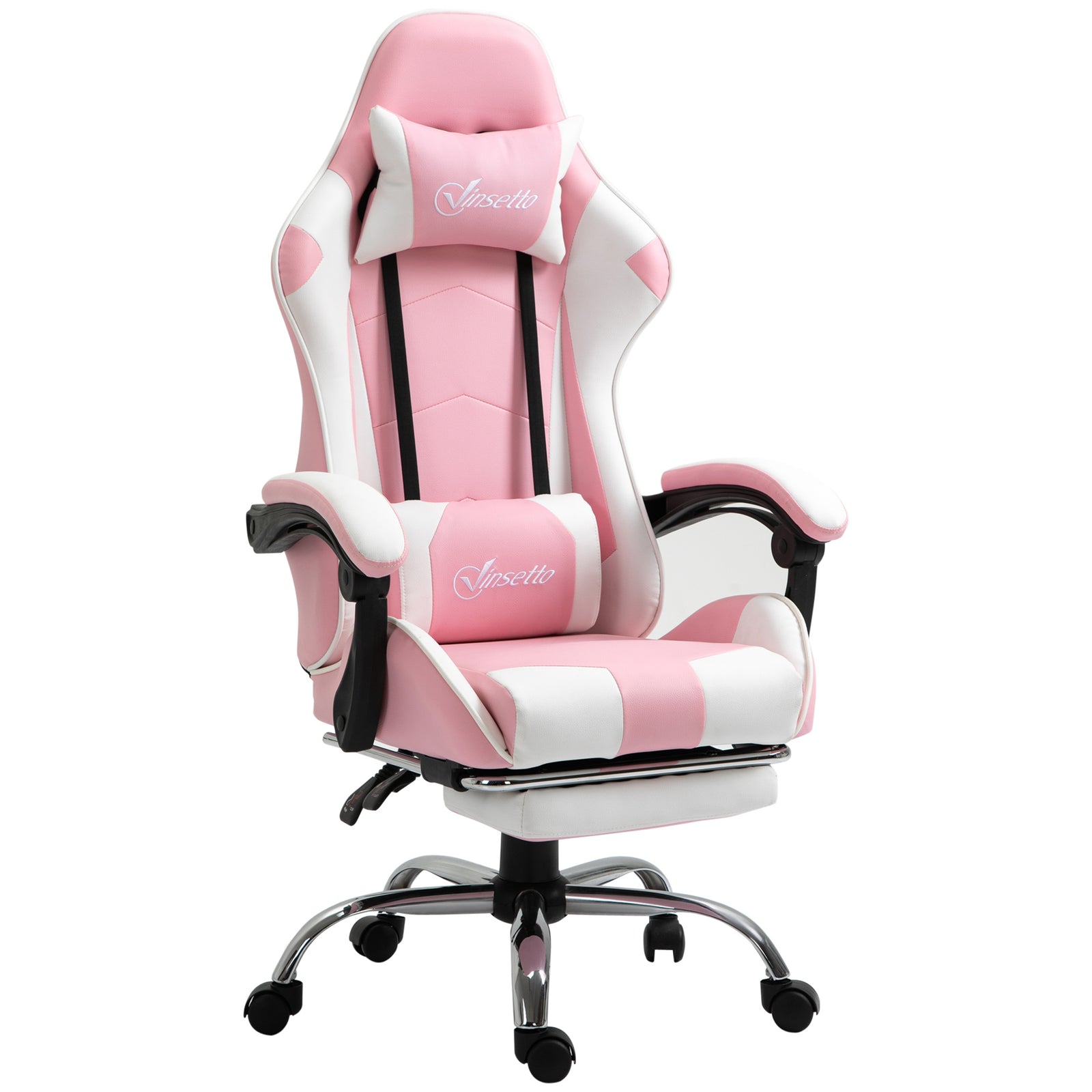 Pink Gaming Chair W/ Lumbar Support