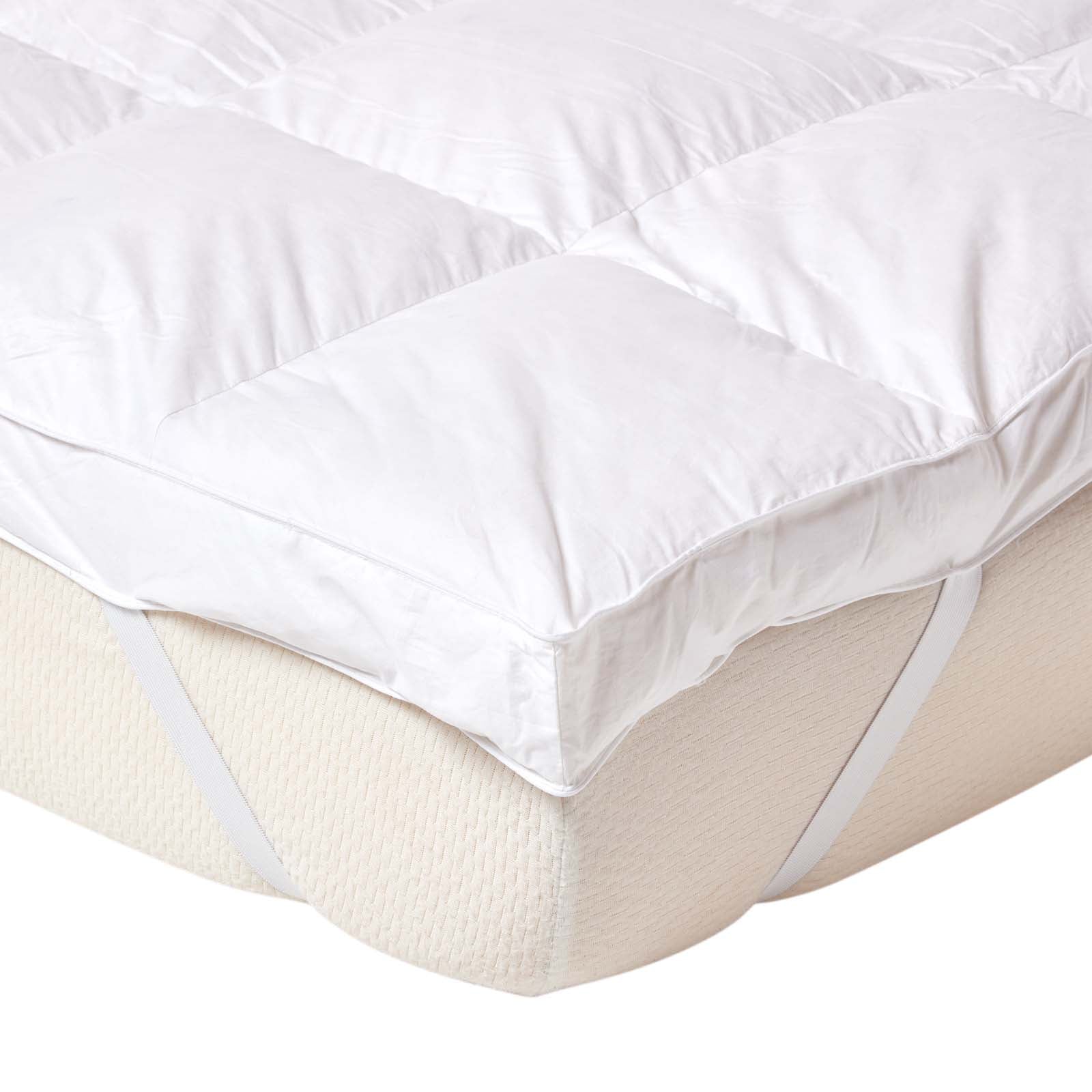 Goose Feather Bed Mattress Topper | Super King | White
