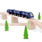 Wooden Replica of the High Speed 1 Train