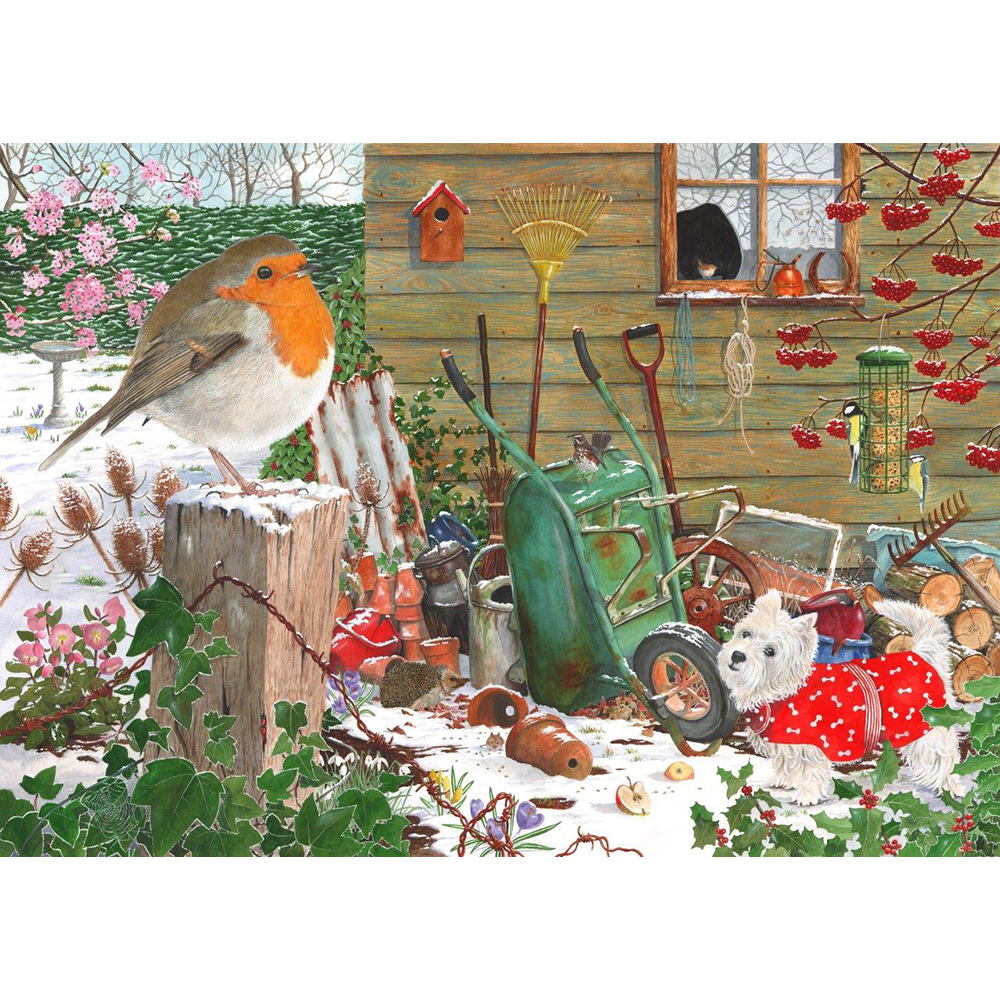Robin Redbreast - 1000 Piece Jigsaw Puzzle For Adults