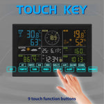 7-in-1 Wifi Weather Station With Outdoor Sensor – Lcd Colour Display, Solar Powered, Wind, Rain, Uv & Temperature Monitoring