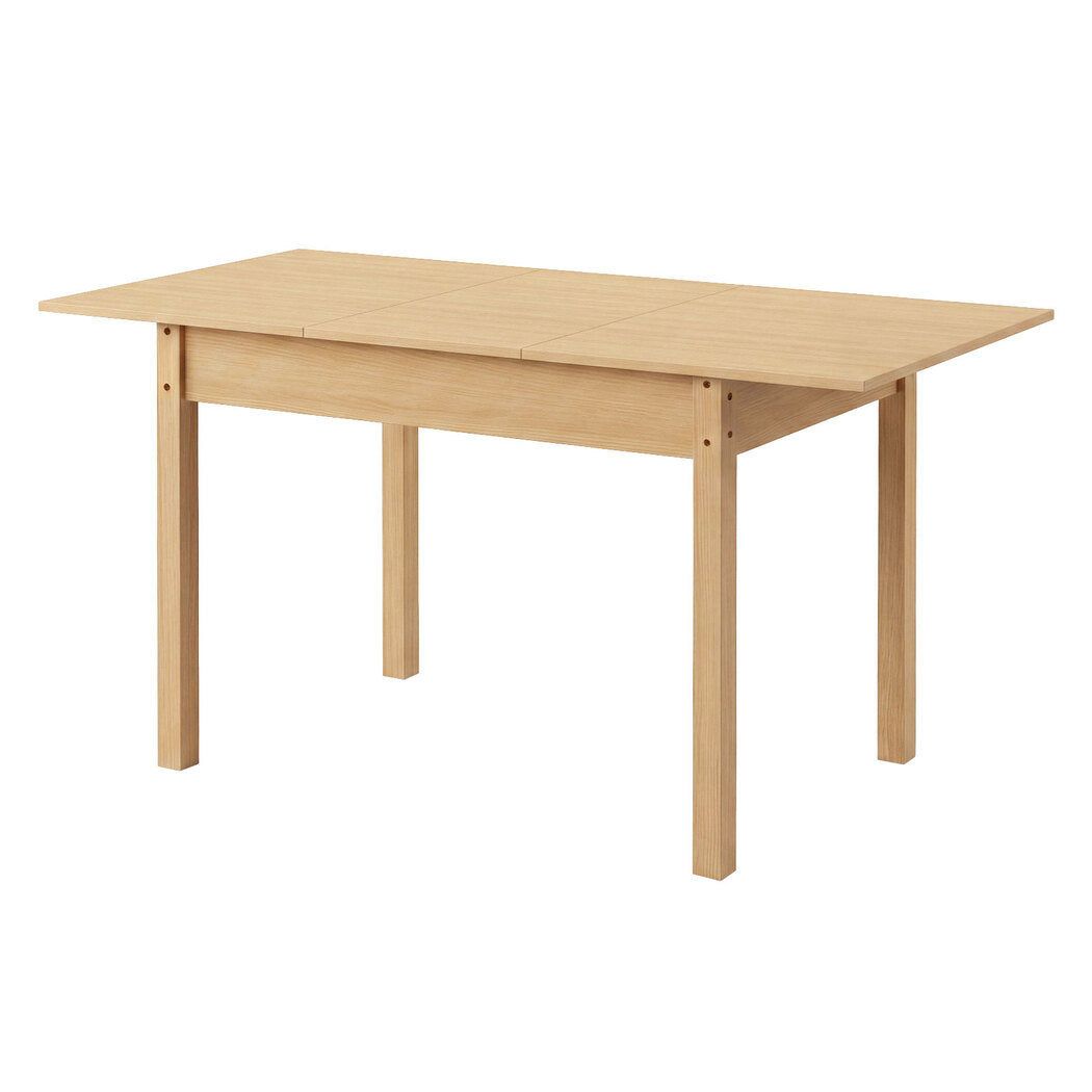 Extendable Dining Table Oak Modern Rectangular Kitchen Table 4-6 Seat | Oak