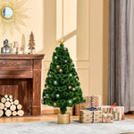 3/4/5ft Prelit Christmas Tree Fiber Optic Home | 3ft | Green