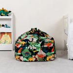 Kids Jurrasic Bean Bag Chair | Green