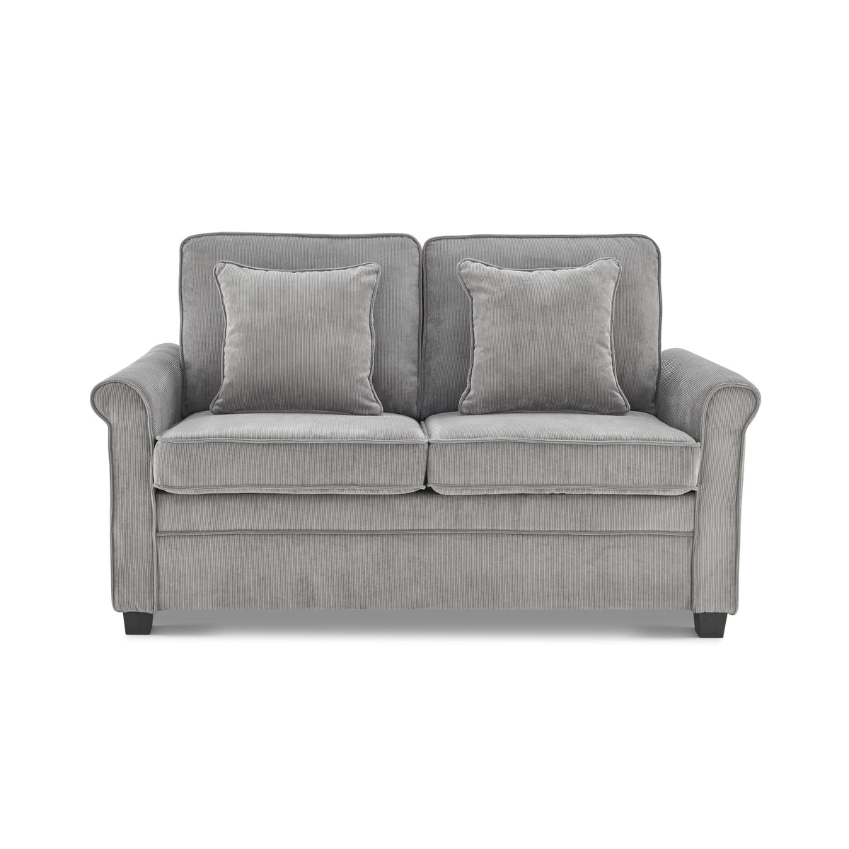 Ramy Corduroy Sofa Bed 2 Seater | Grey
