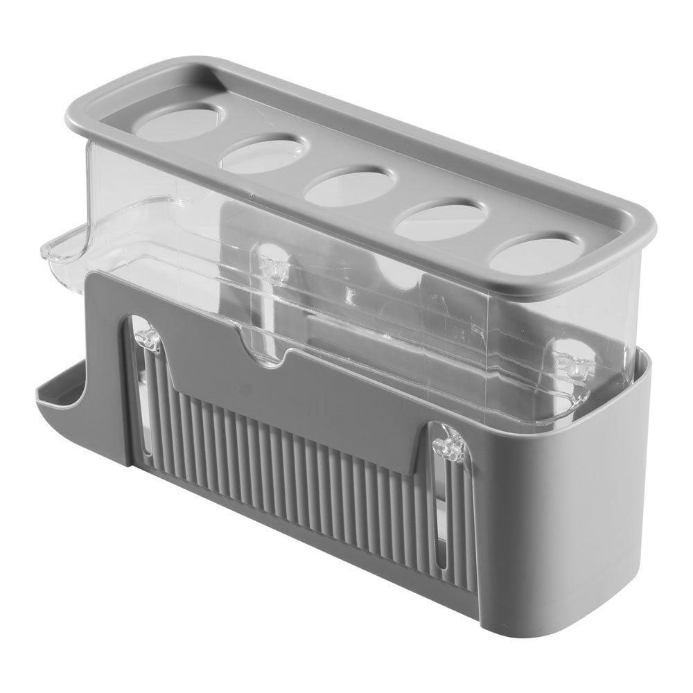 3-layer Expandable Scrolling Egg Holder Storage Rack | Gray
