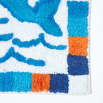 Cotton Tufted Blue Dolphins Kids Rug