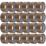 Brown Packing Tape 48mm X 66m Strong Parcel Box Tape | 24 Rolls | Brown