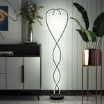 Breeins Decorative Swirling Led Floor Lamp Living Room Standing Light