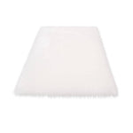 Retangular Super Soft Shaggy Area Rug White