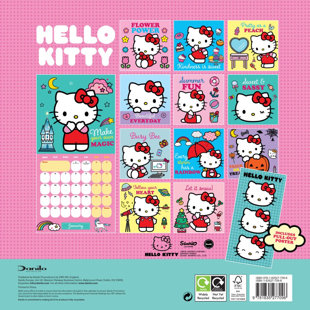2026 Square Calendar Official Product