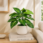 45cm Uk Realistic Large Artificial Foliage Plant With Pot