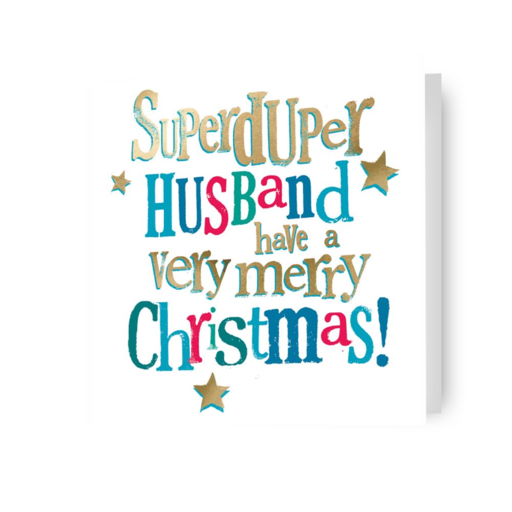 Husband Christmas Card Official Product
