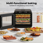 Spector Electric Food Dehydrator 6 Stainless Steel Trays Touch Control 72h Timer