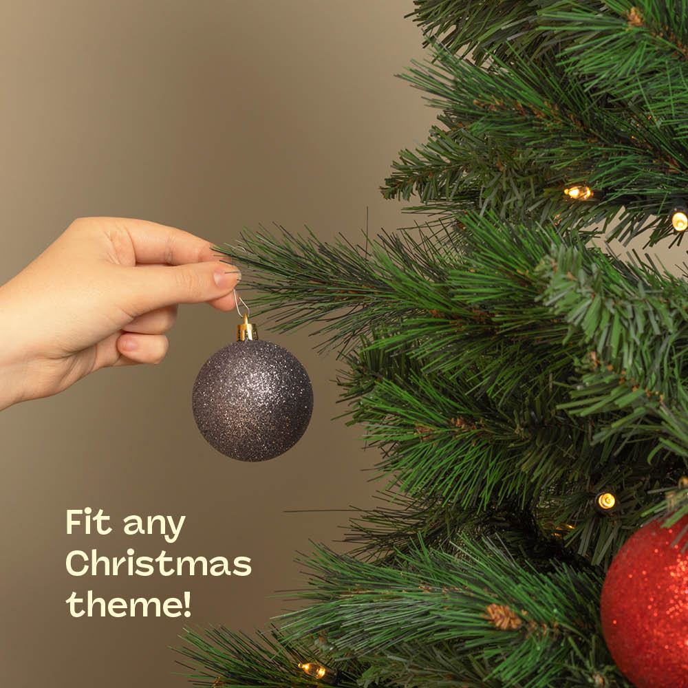 Bauble Hooks Set Mini And Small Ornament Hangers Silver