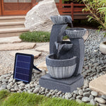 Water Fountain Rockery Decoration Solar Powered Outdoor