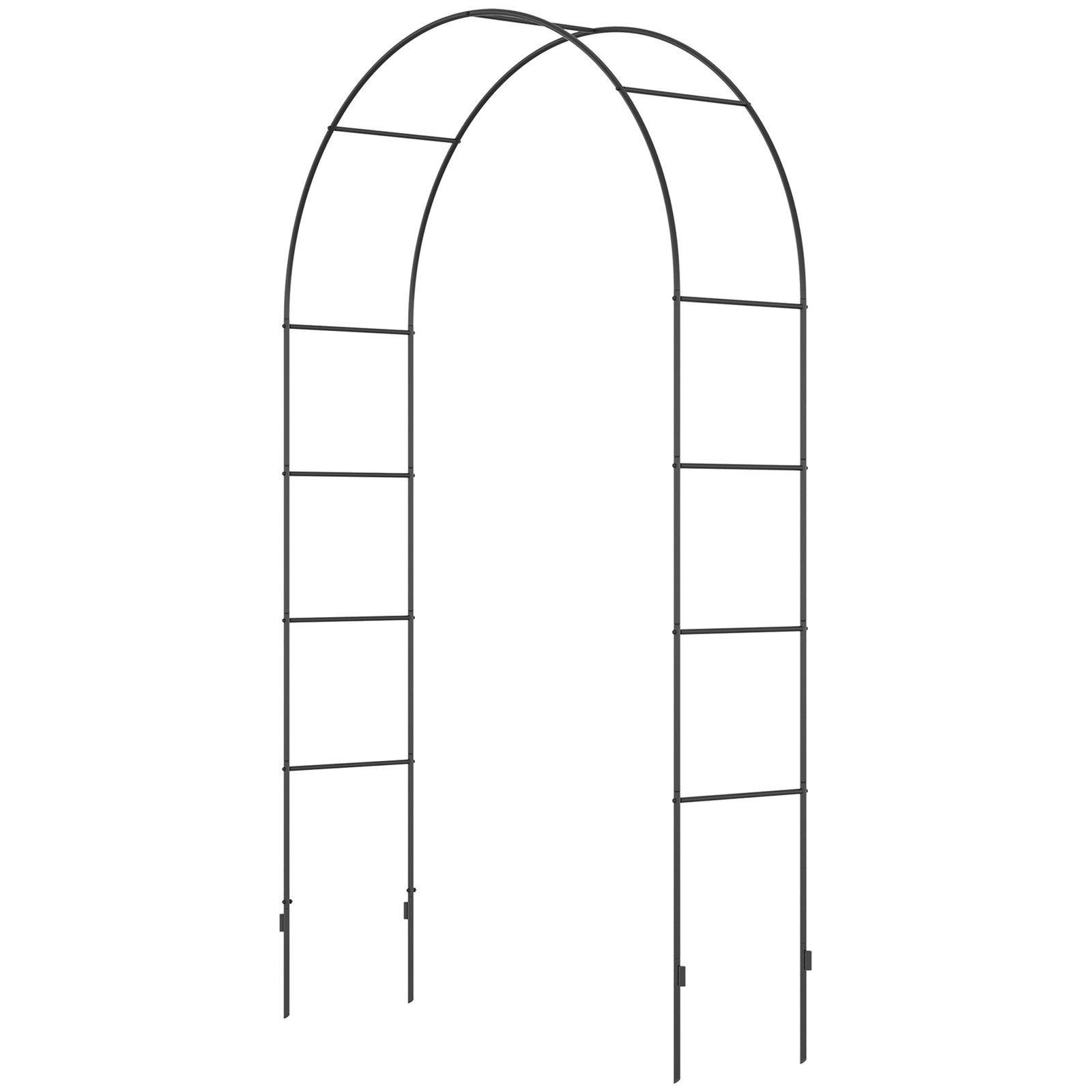 Outdoor Garden Arch, Metal Garden Arbor For Climbing Plants