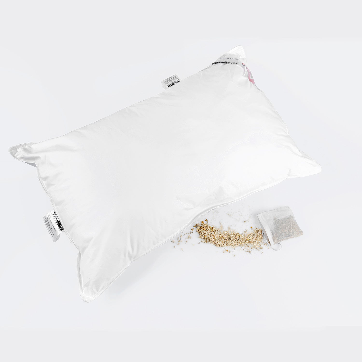 Goose Feather & Down Camomile Pillow With Dried Camomile Insert
