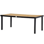 Garden Dining Table For 8, Aluminium Frame For Patio