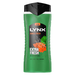 Jungle Fresh 3 In 1 Body, Face & Hair Wash Shower Gel Extra Fresh, 500ml | Set of 1