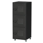 3 Tier Mobile File Cabinet With Wheels