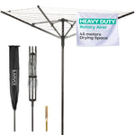 4-arm Garden Clothes Dryer With 45m Line