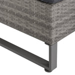 4 Pcs Rattan Sofa Set W/ Storage Box Outdoor