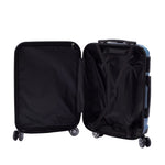 20 Inch Hard Shell Travel Suitcase | Blue