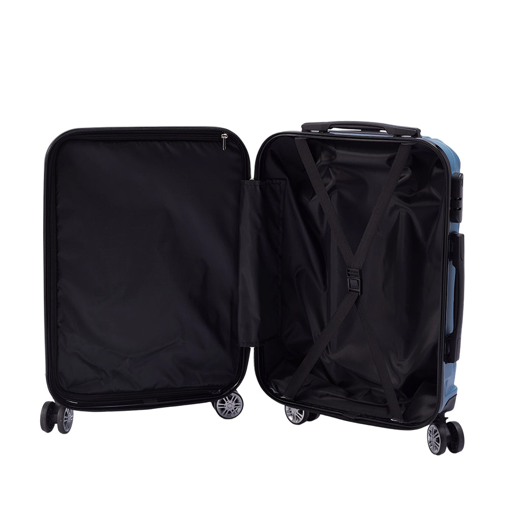 20 Inch Hard Shell Travel Suitcase | Blue