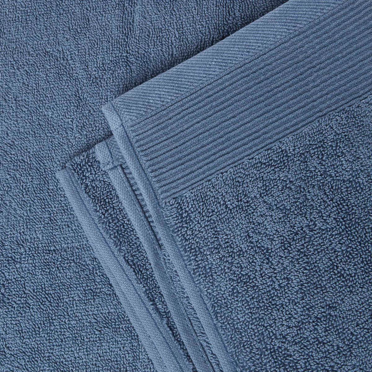 100% Combed Egyptian Cotton 700 Gsm Towels | Face Towel | Denim Blue