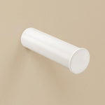 Toilet Roll Holder, White Matt, Wall-mounted, 12,5 Cm. Collection Bwc