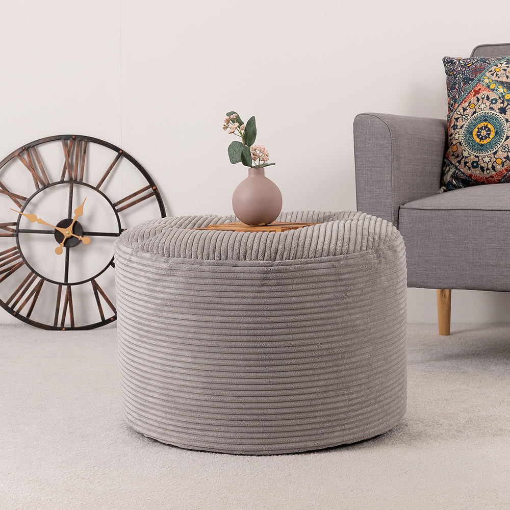 Frankie Cord Bean Bag Pouffe