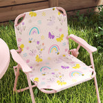 Kids Garden Furniture, Children Table And Chair Set W/ Adjustable Parasol | Pink
