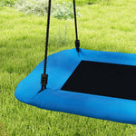 AIYAPLAY Nest Swing With Adjustable Ropes For Kids, Blue