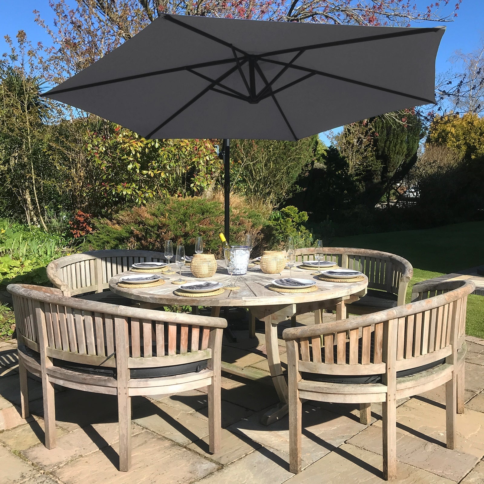 Cantilever Parasol | Grey