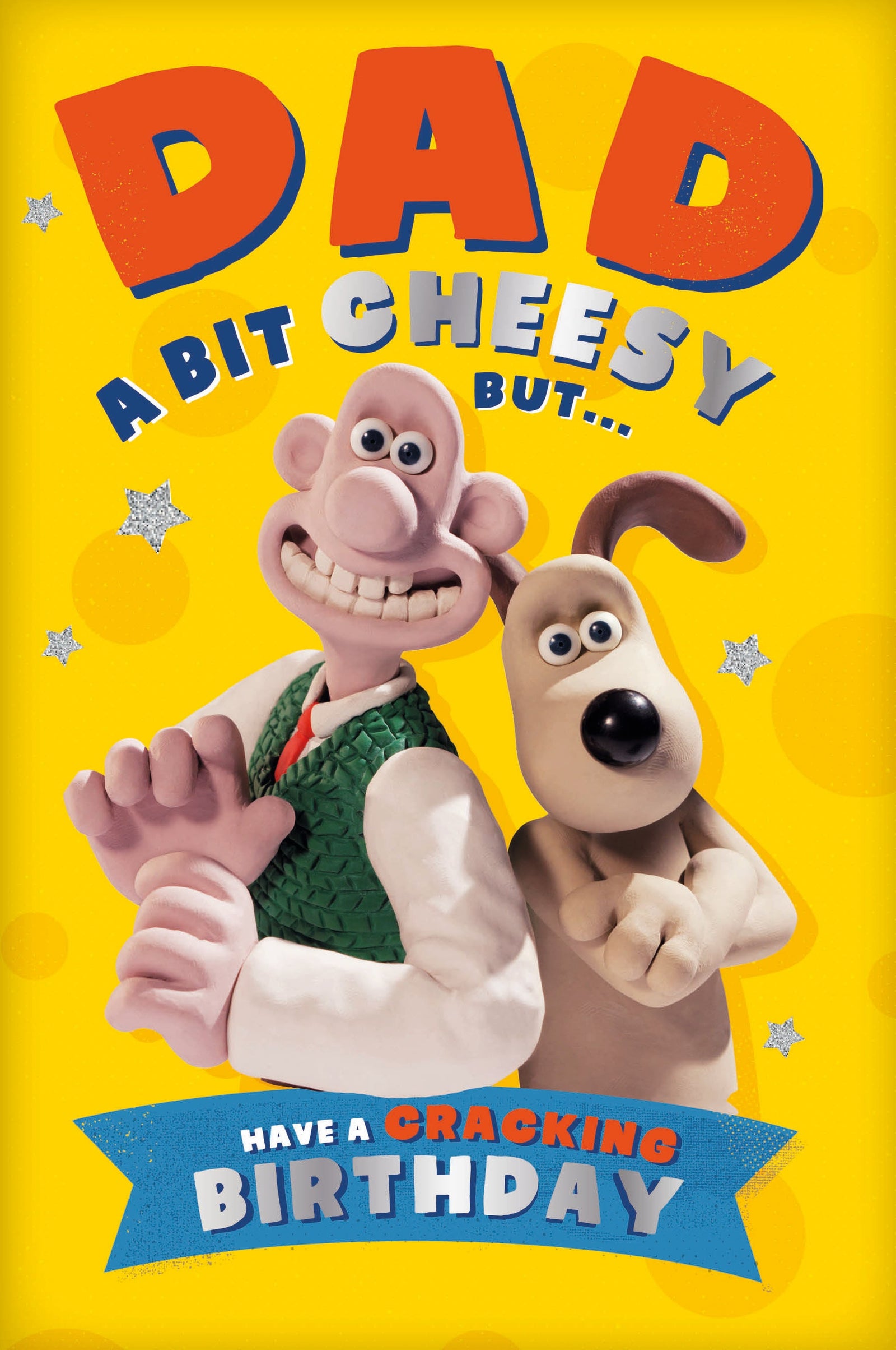 Wallace and Gromit Dad Birthday Card Official Product