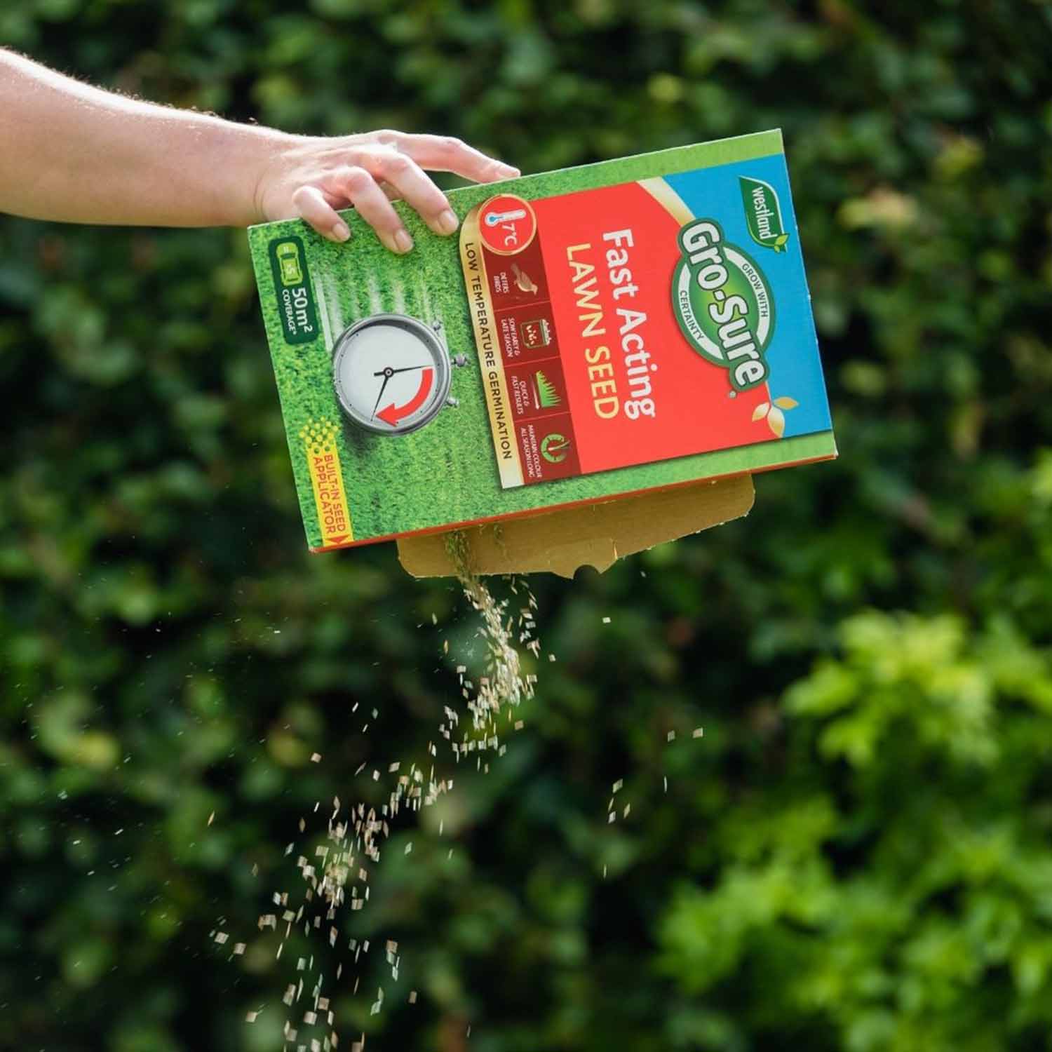 Fast Acting Lawn Seed - Fast-germinating, Hard-wearing Blend | 1 x 30sqm
