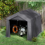 Garden Storage Shed, Waterproof And Heavy Duty Portable Shed | Medium | Dark Gray