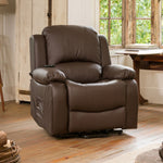 Glendale Electric Lift-assist Riser Recliner With Massage And Heat | Brown