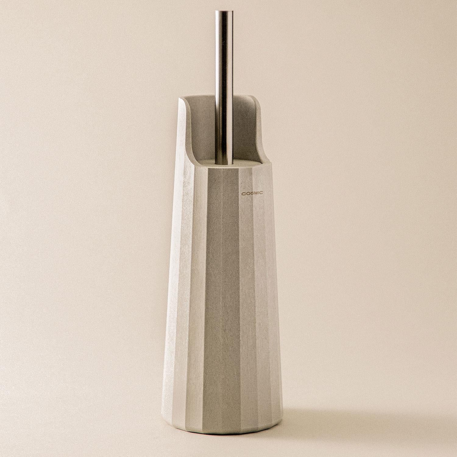 Toilet Brush, White Design, Recycled Materials, Avenir Collection