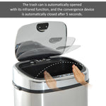 68l Sensor Dustbin Stainless Steel Automatic Kitchen