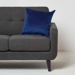 Velvet Cushion With Microfibre Insert | 45cm x 45cm | Navy Blue